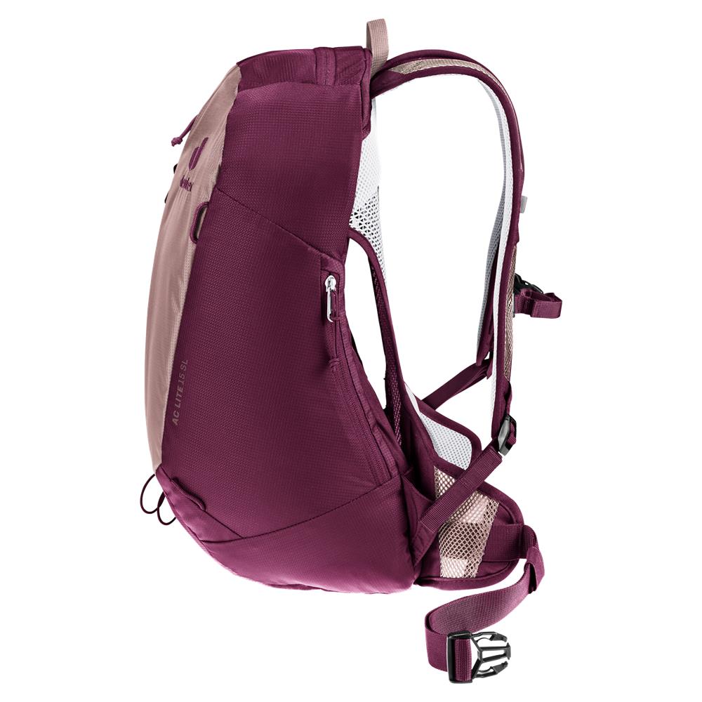 deuter AC Lite 15 SL, Wanderrucksack, ashrose-cassis (braun), 15L