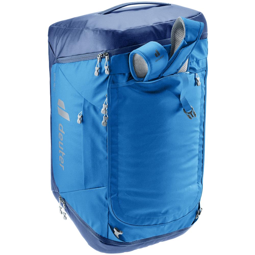 deuter Duffel Pro 60, Reisetasche, neptune-nightblue (blau), auch als Rucksack tragbar