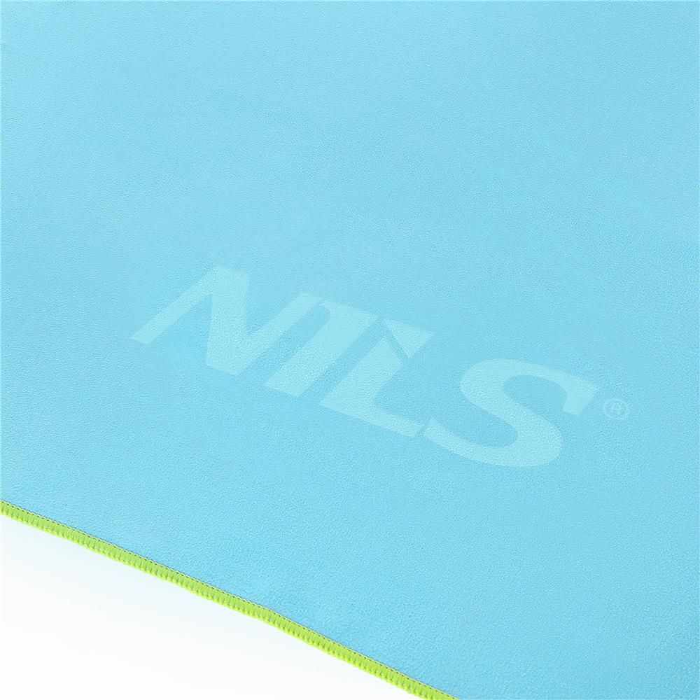 NILS Mikrofaserhandtuch 180x100 cm in Hellblau - schnelltrocknendes Handtuch für Camping, Strand & Sport