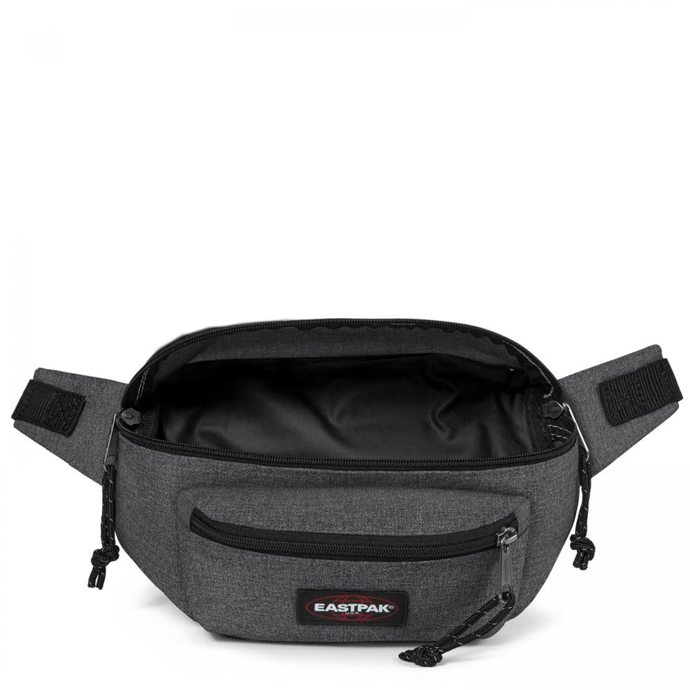 Eastpak DOGGY BAG, Umhängetasche, Black Denim (grau), 3L, Bauchtasche