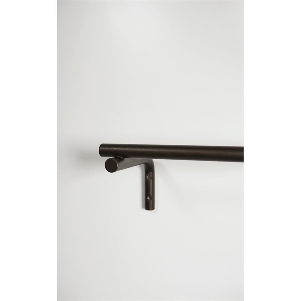 OYOY Pieni Schlichter Toilettenpapierhalter in Bronze-Braun aus Edelstahl