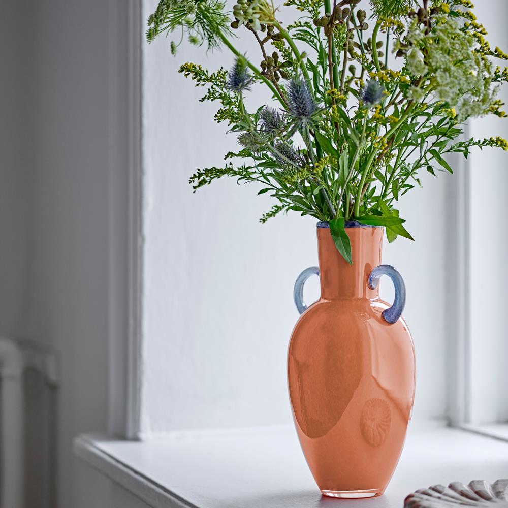 Bloomingville Anniversary Vase Bunt Glas Deko-Vase 14,5x30cm