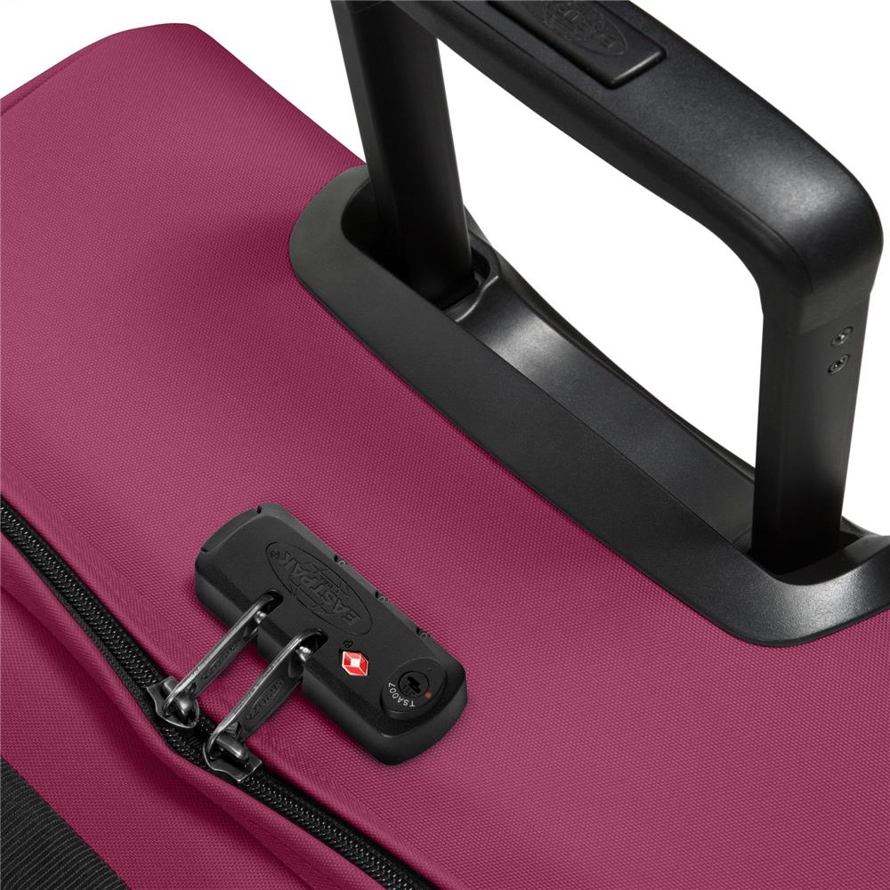 Eastpak TRANVERZ L, Großer Reisetrolley, Wine Burgundy (rot), 121L, Rollkoffer mit 2 Rädern und TSA-Schloss