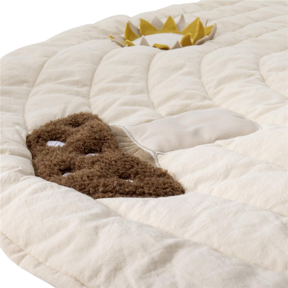 Bloomingville MINI Agnes Spielmatte 100cm Weiß aus Baumwolle