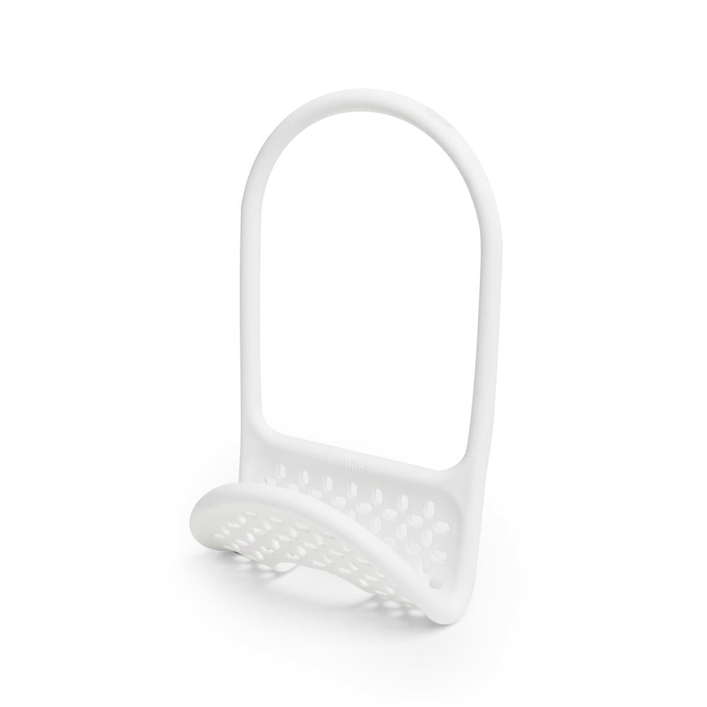 Umbra Sling Flexible Spülbeckenablage Weiß multifunktionaler Halter für Spülbürste Spüllappen