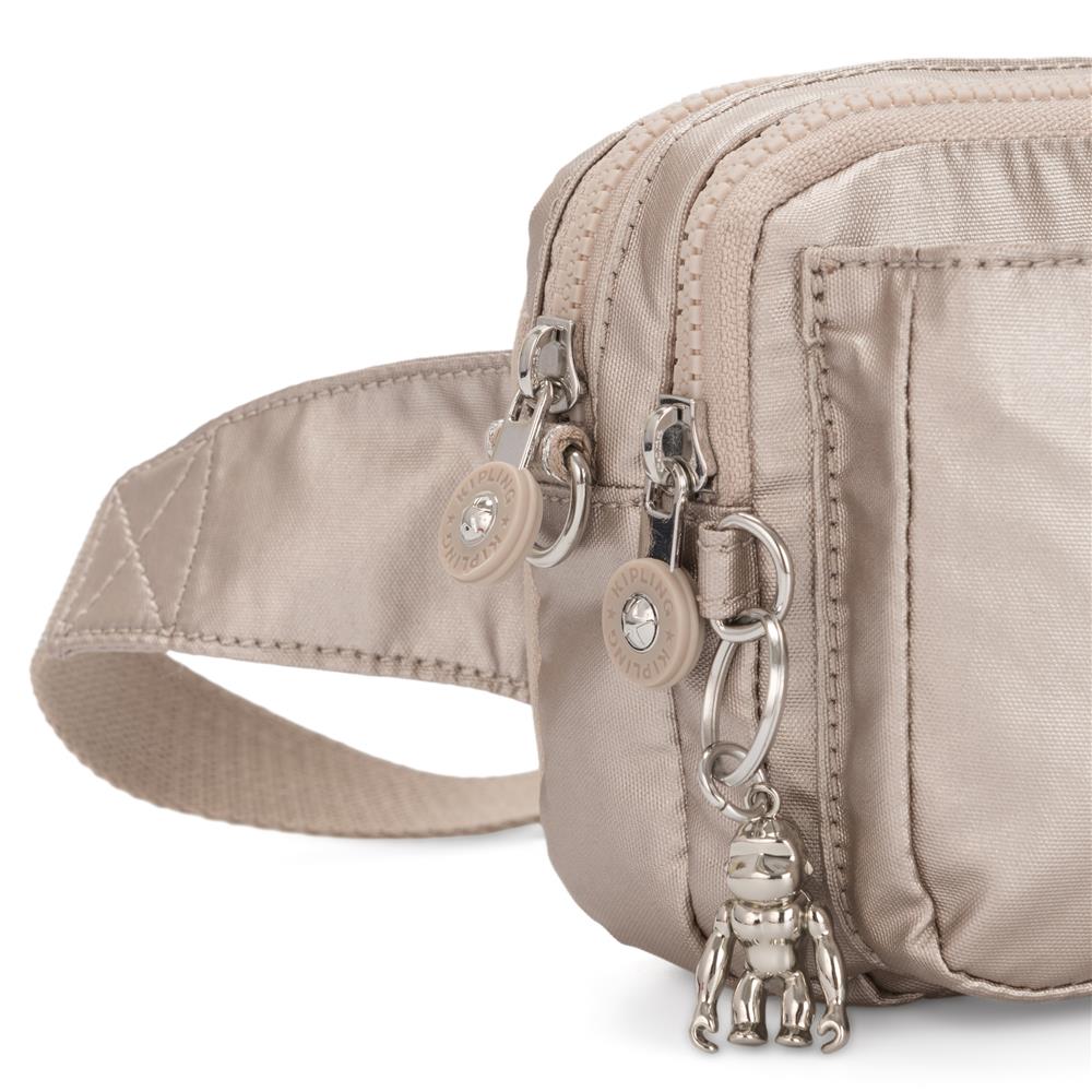 Kipling ABANU MULTI Mini-2-in-1-Crossbody- und Bauchtasche Metallic Glow