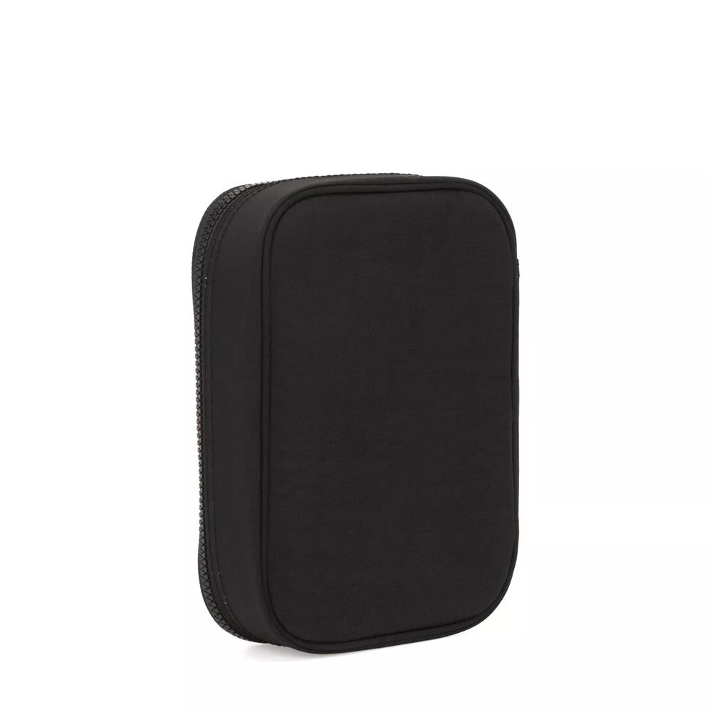 Kipling 100 PENS, Federmäppchen, Black Noir (schwarz), Große Federmappe 1,5L Stifte Etui Tasche