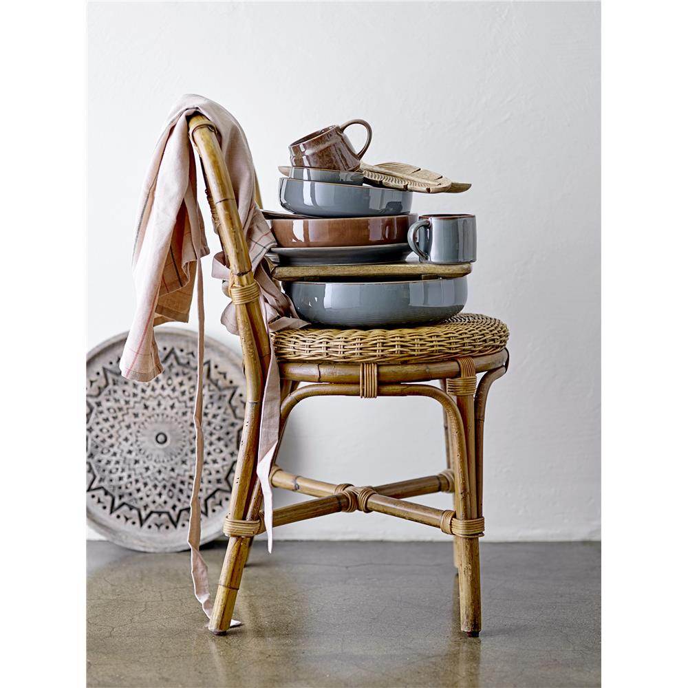 Bloomingville Pixie Servierschüssel, Grün, 28,5cm, Steingut, dänisches Design