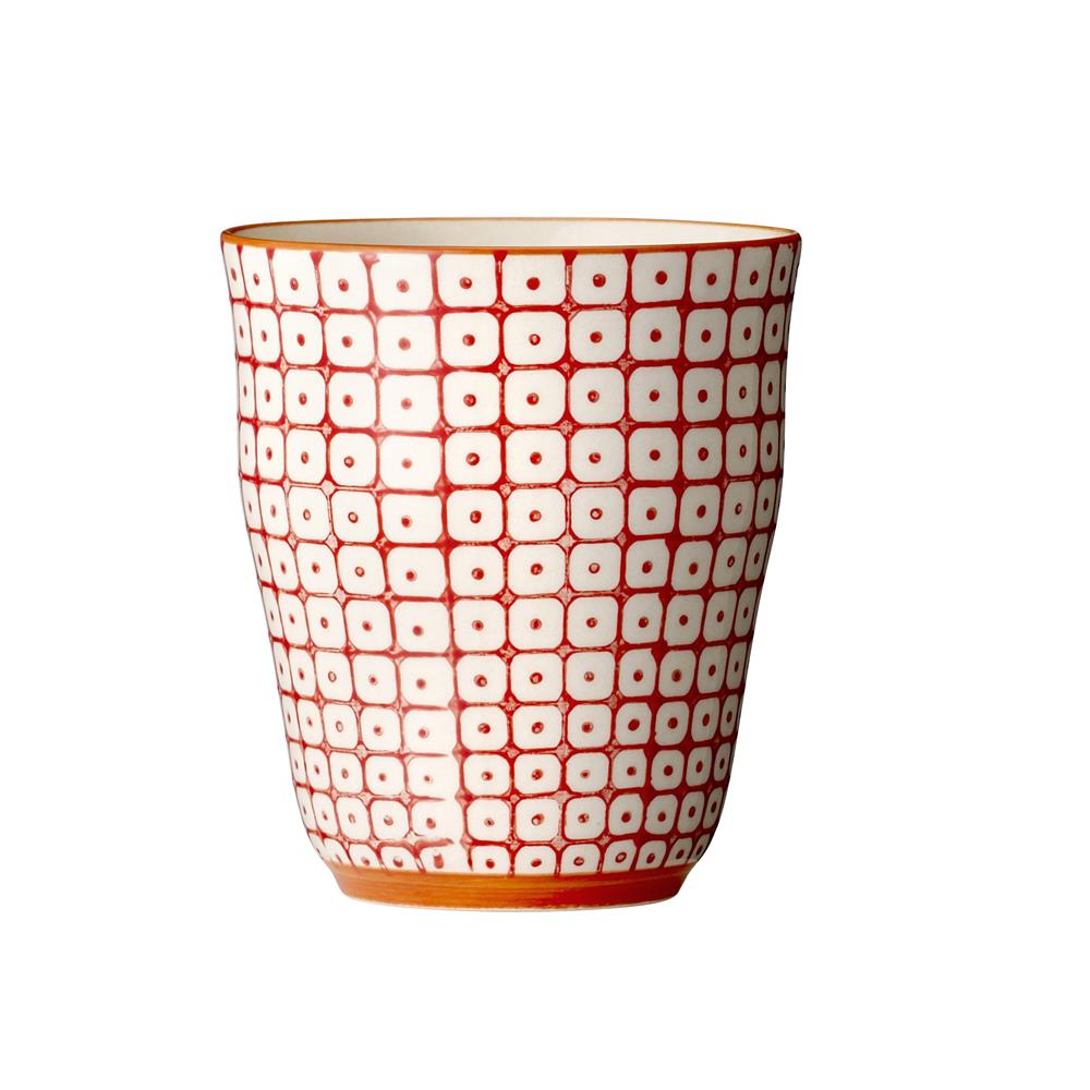 Bloomingville Carla Becher, 6er Set, Bunt, 200ml, Steingut, dänisches Design