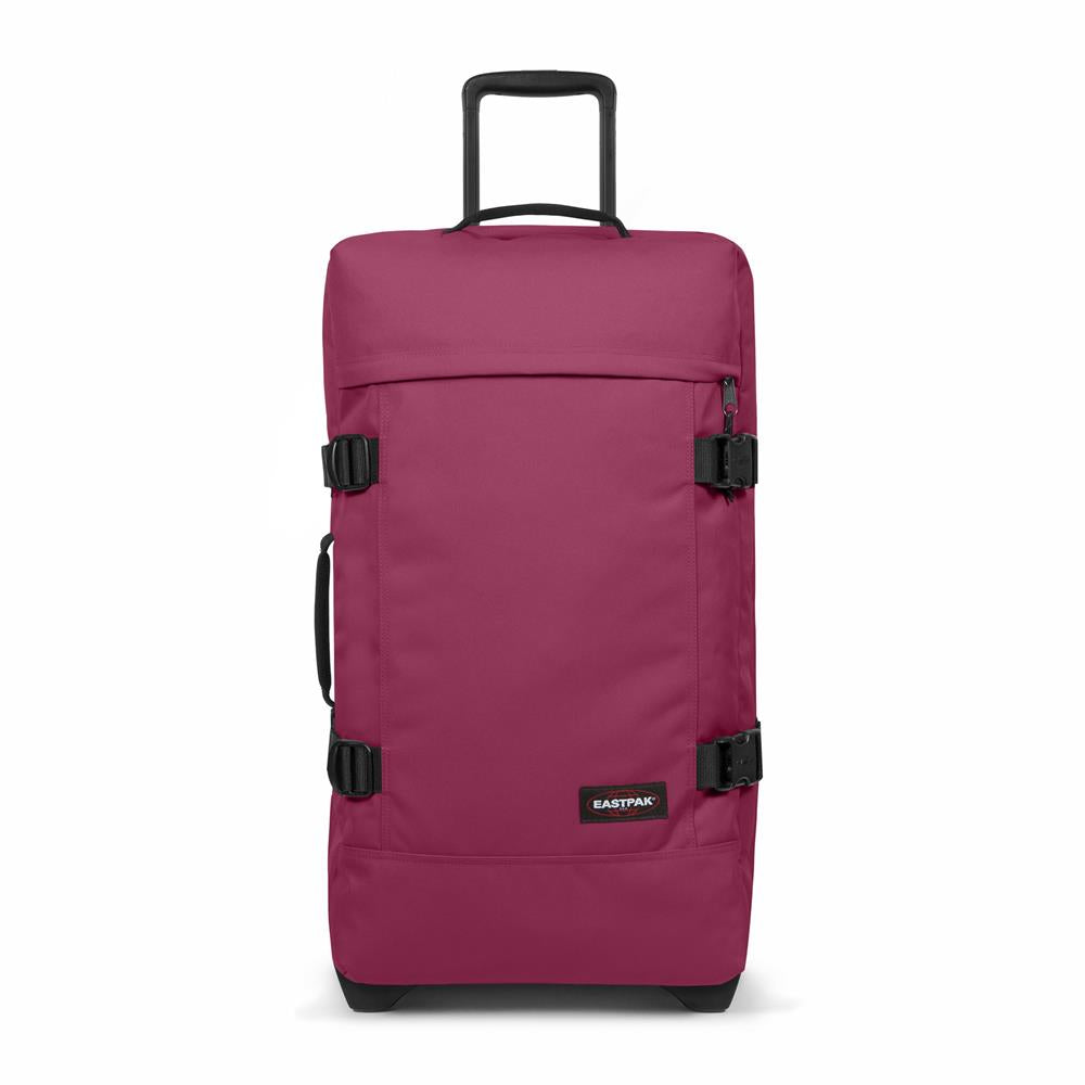 Eastpak TRANVERZ M, Reisetrolley, Wine Burgundy (rot), 78L, Rollkoffer mit 2 Rädern und TSA-Schloss
