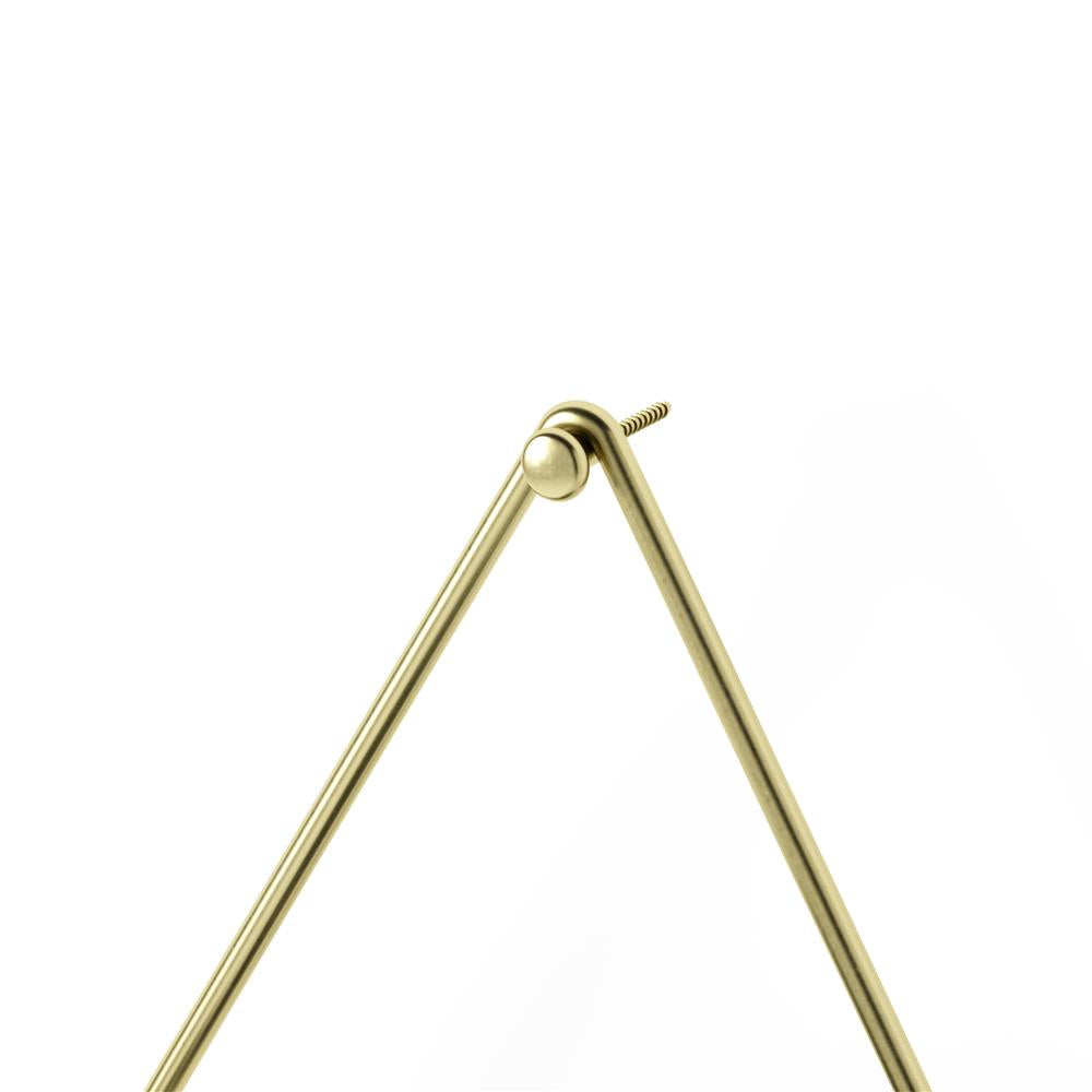 Umbra Trigg Wandvase 23 x 10 cm Keramik Weiß Übertopf für Zimmerpflanze Blumentopf Wanddeko