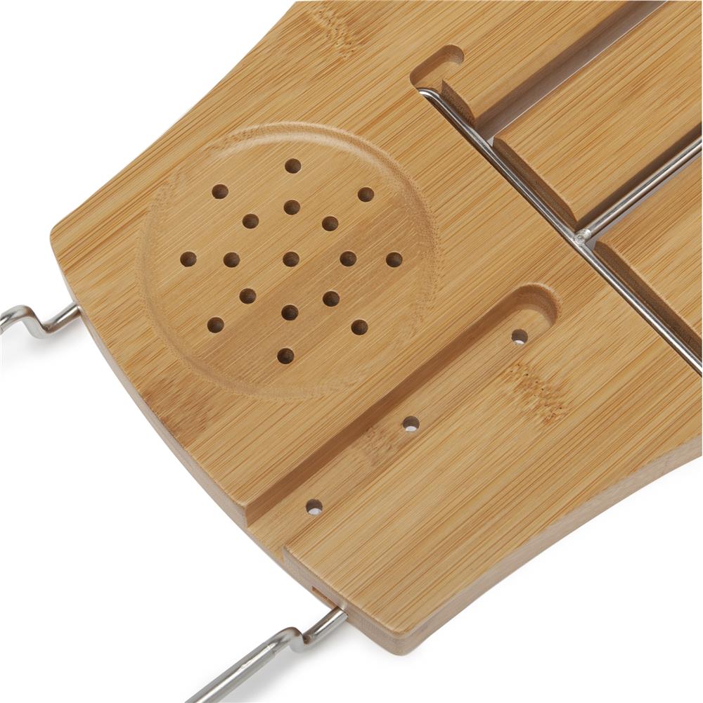 Umbra Aquala Badewannenablage Bambus Natur Ausziehbares Badewannenbrett
