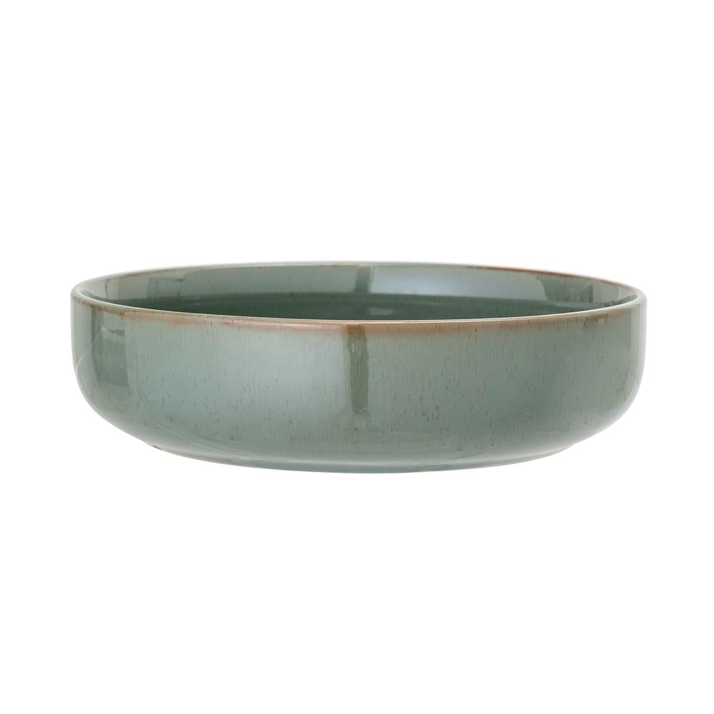 Bloomingville Pixie Servierschüssel, Grün, 24cm, Steingut, dänisches Design