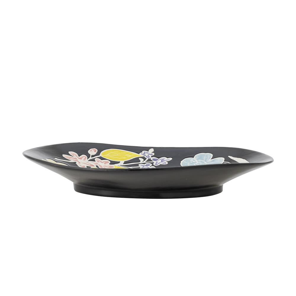 Bloomingville Amberly Servierplatte Bunt Steingut 26x25cm