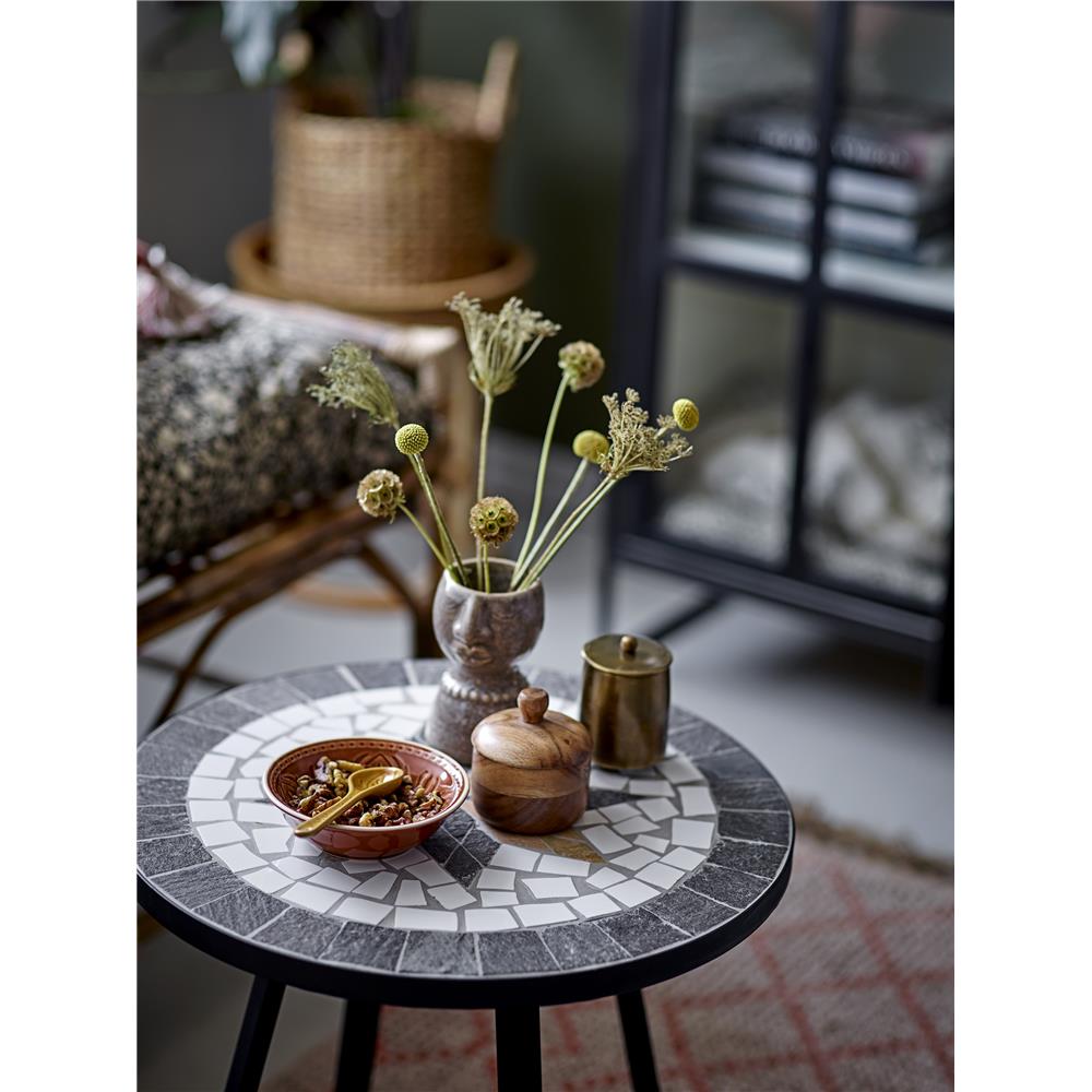 Bloomingville Rani Löffel 2er Set grau gelb Servierlöffel Suppenlöffel Müslilöffel dänisches Design