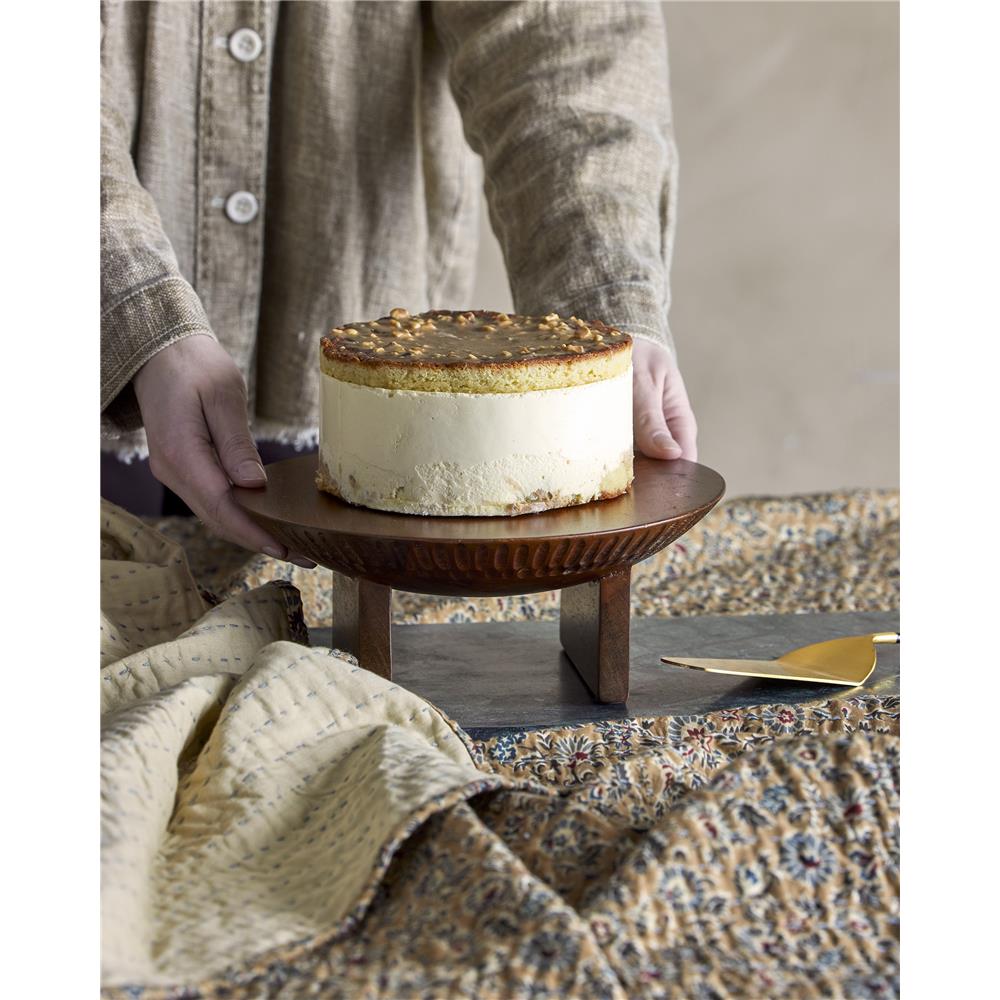 Bloomingville Miho Kuchenplatte, Braun, Mangoholz D25,5xH10 cm