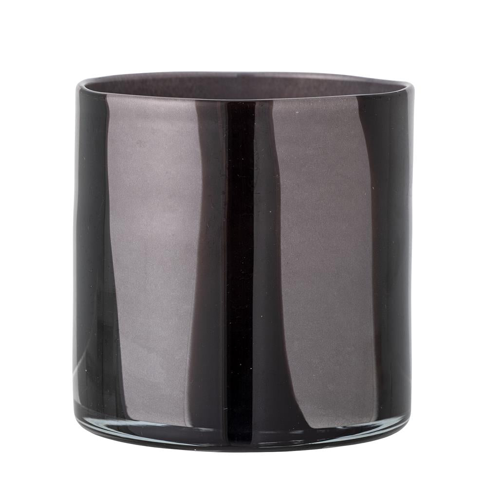 Bloomingville Liberty Teelichthalter, Violett, Glas D15xH16 cm