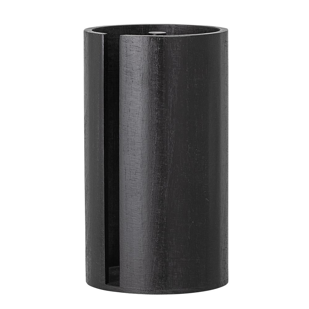 Bloomingville Celian Küchenrollenhalter Schwarz Holz Küchenrollenständer Küchenpapierhalter