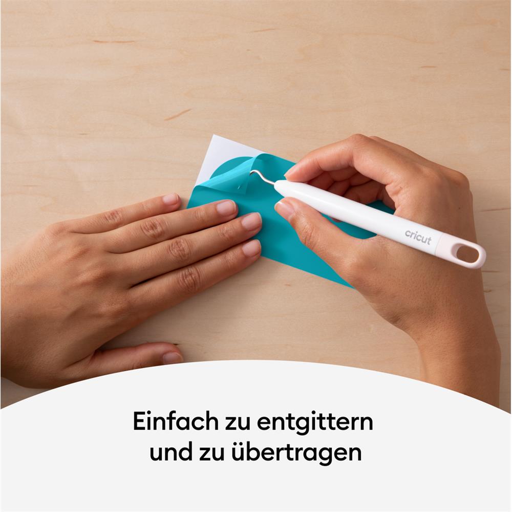 Cricut Wärmeaktivierte Vinyl Folie HOT Blau Farbveränderung gestalten dekorieren Vinylaufkleber