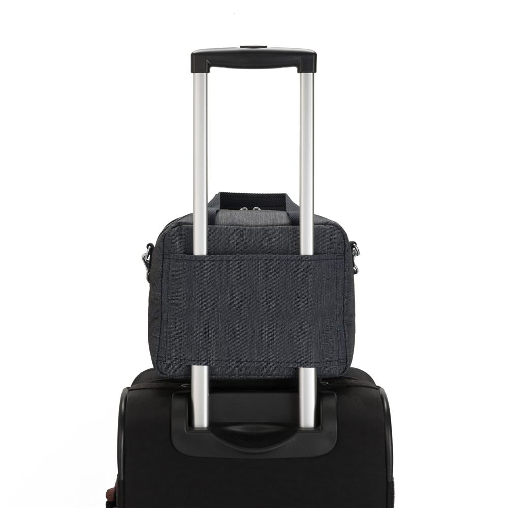 Kipling MIYO, Große Lunchbox, Marine Navy (blau), Frühstückstasche mit Trolleyschlaufe