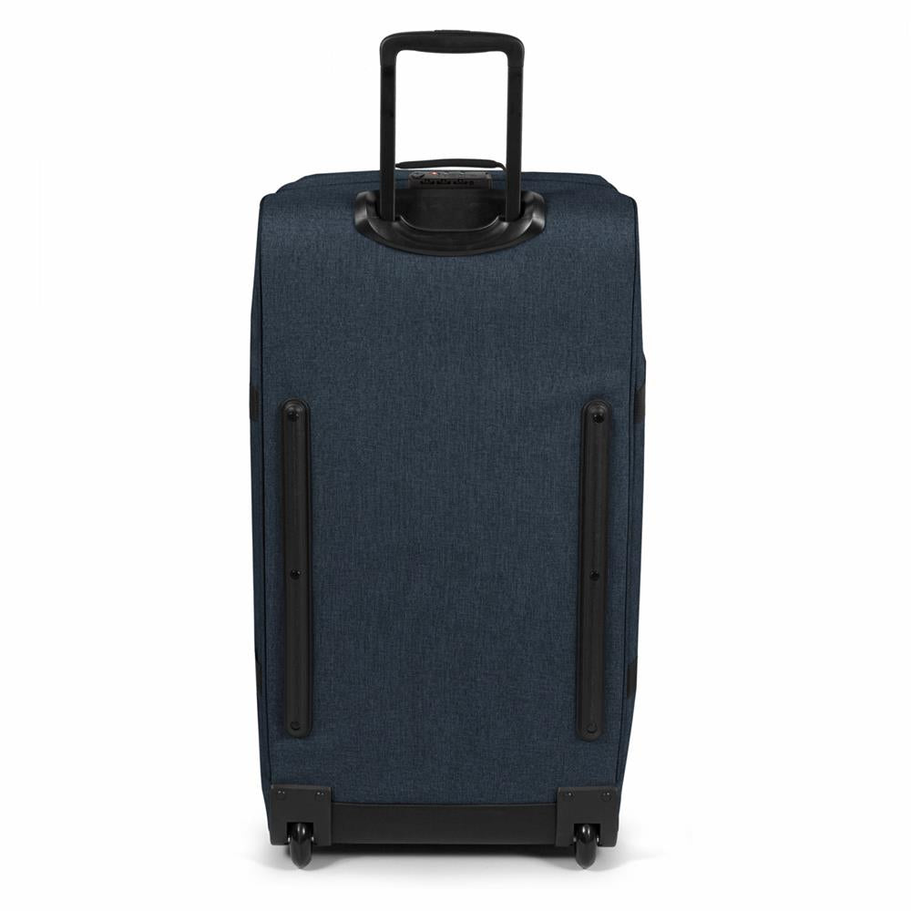 Eastpak TRANVERZ L, Großer Reisetrolley, Triple Denim (blau), 121L, Rollkoffer mit 2 Rädern und TSA-Schloss