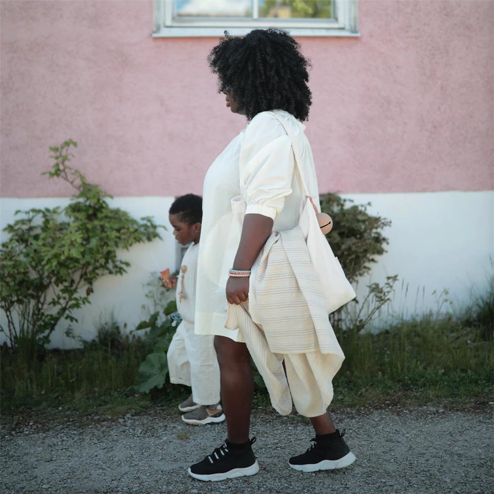 Mushie Beißring Perlen 3er Set, Berry/Marigold/Khaki, Armband aus Silikon, BPA-frei