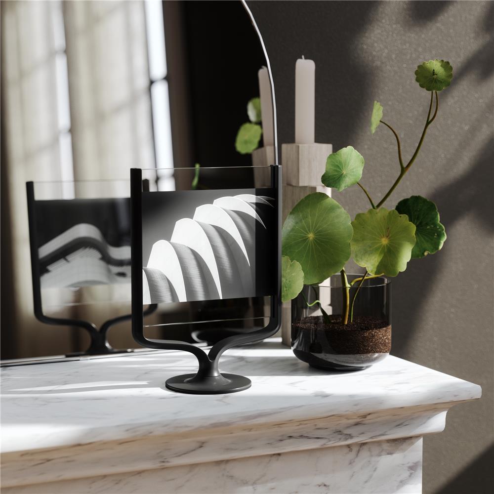 Umbra Wishbone Bilderrahmen in Schwarz für Fotogrößen 10x15 und 13x18 cm