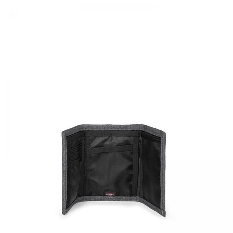 Eastpak CREW SINGLE, Geldbörse, Black Denim (grau), Dreifach faltbares Portemonnaie