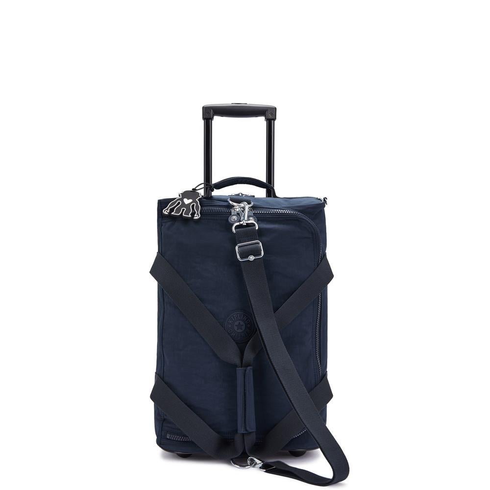 Kipling TEAGAN US, Kleine Reisetasche, Blue Bleu 2 (blau), 39L, Handgepäck, 2-Rollen