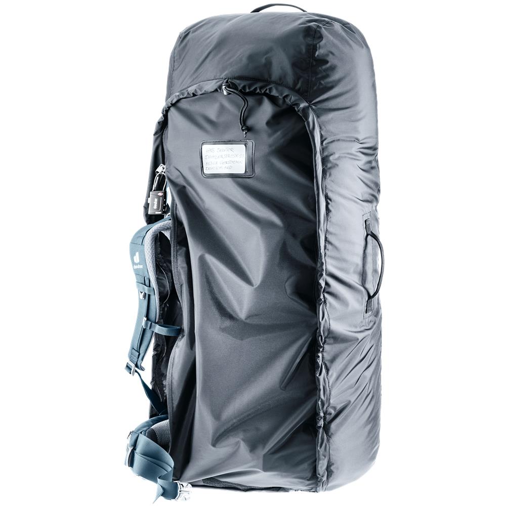 deuter Transport Cover, black (schwarz), abschließbare Transporthülle/Packtasche mit Reißverschluss