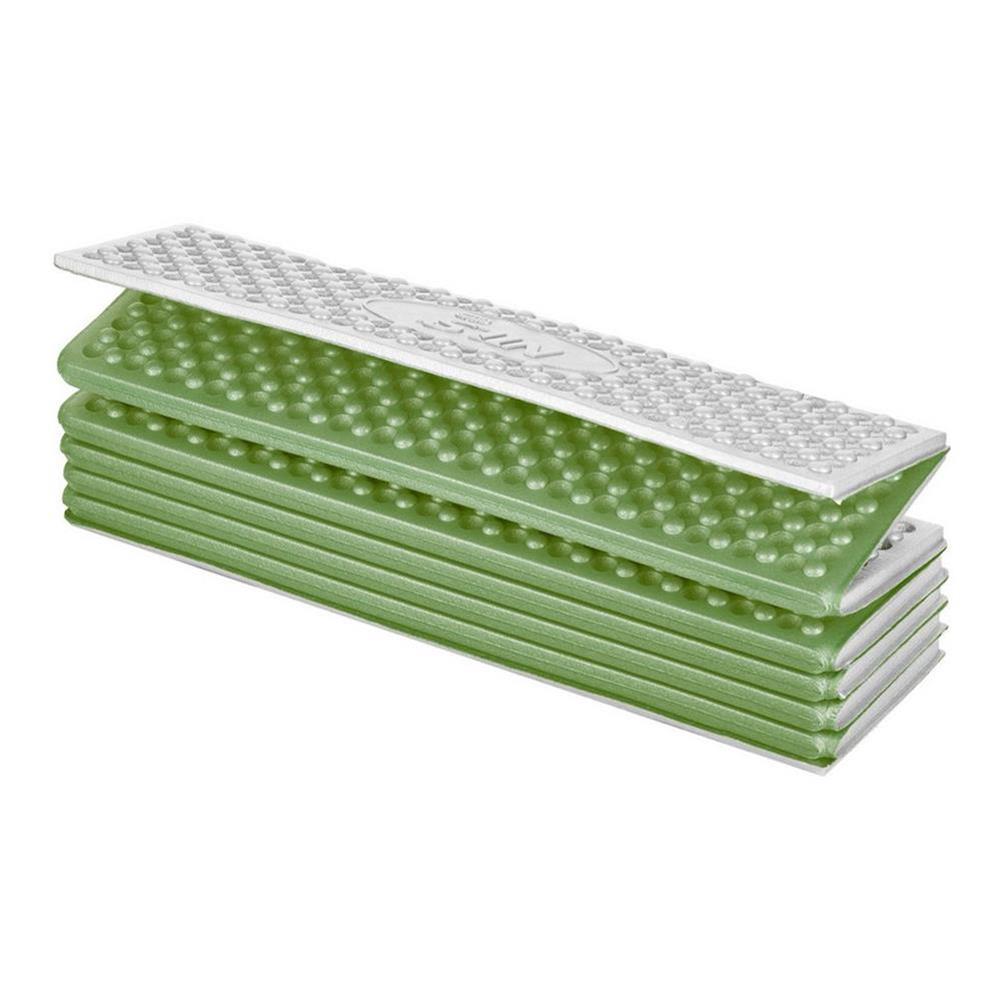 NILS CAMP Campingmatte faltbar 195 cm in Grün - isolierende Outdoor Matte für Trekking & Camping
