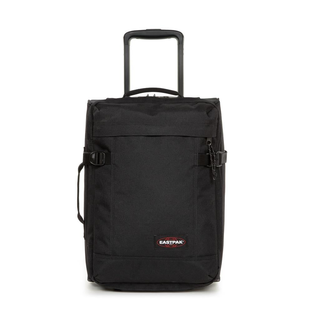 Eastpak TRANVERZ XXS, Kleiner Reisetrolley, Black (schwarz), 25L, Rollkoffer mit 2 Rädern und TSA-Schloss