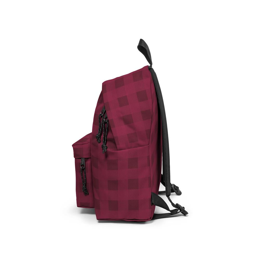 Eastpak PADDED PAK'R, Rucksack, Checker Burgundy (rot), 24L, Laptopfach und Gepolstertes Rückenteil