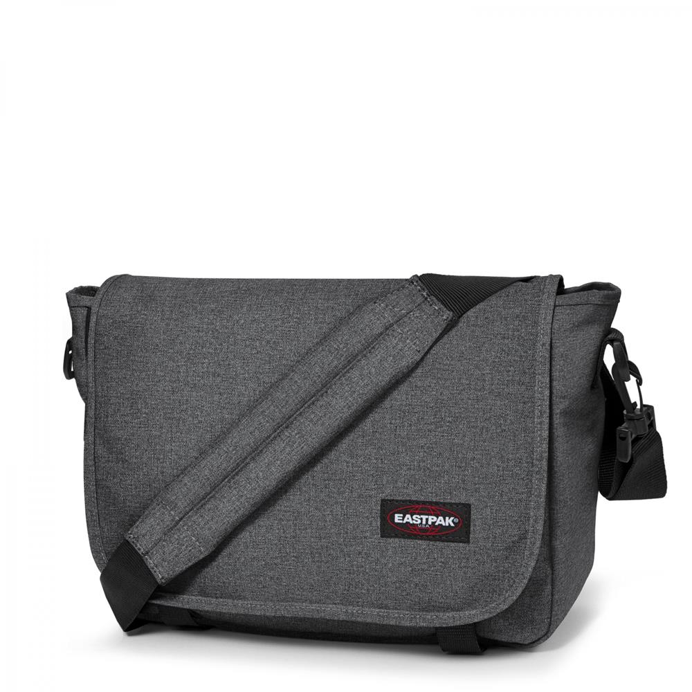 Eastpak JR, Umhängetasche, Black Denim (grau), 11,5L, Schultertasche