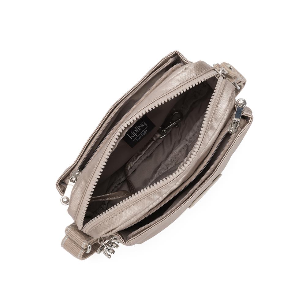 Kipling ABANU Medium Umhängetasche Metallic Glow 4 Liter