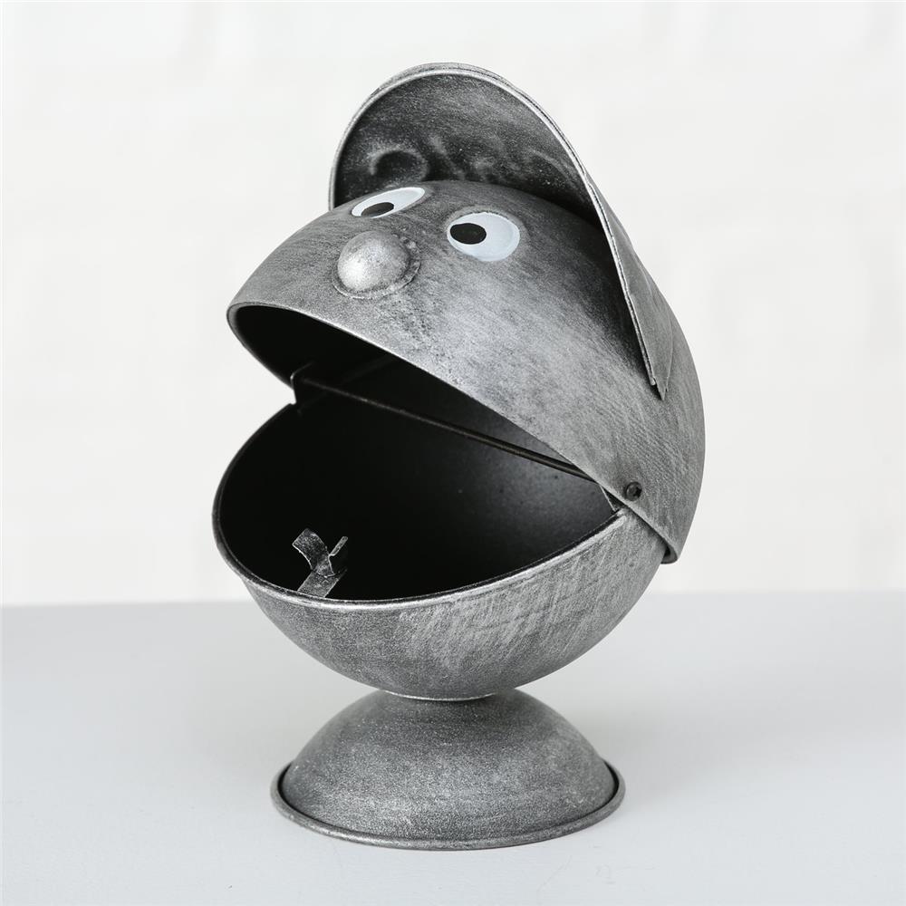 BOLTZE Sturmaschenbecher Smoky 16 cm Eisen windsicher Aschenbecher | 1 Stück zufällige Variante