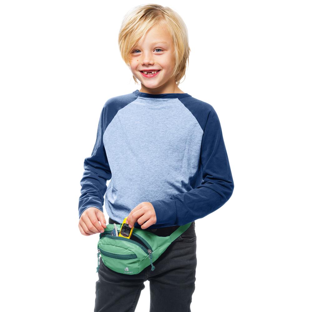 deuter Junior Belt, Bauchtasche, spearmint (grün), 1L, Hüfttasche, Gürteltasche für Kinder