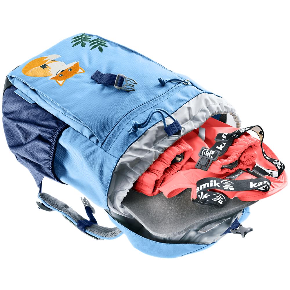 deuter Waldfuchs, Kinderrucksack, wave-nightblue (blau), 14L, Kindergartenrucksack, Wanderrucksack