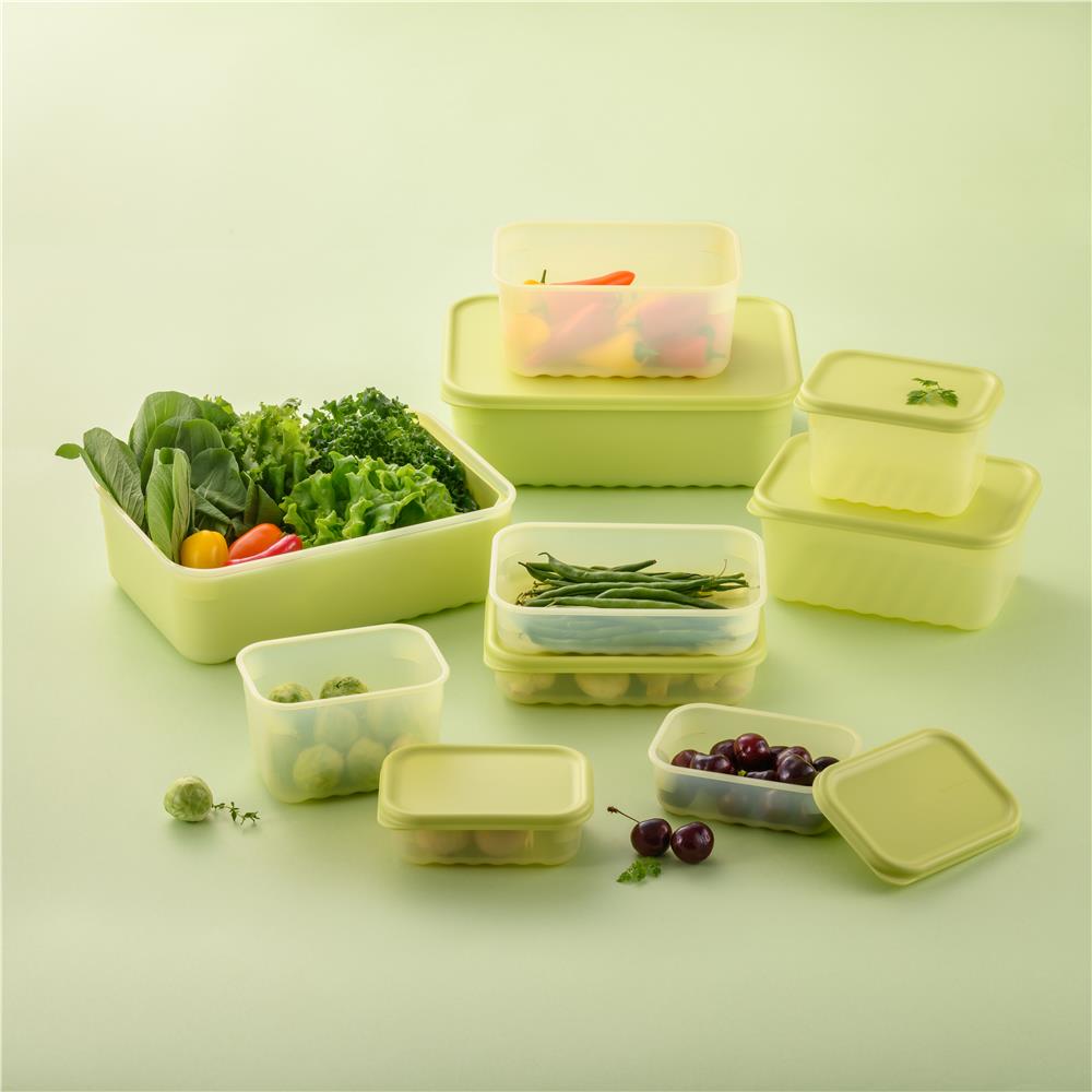 LocknLock Fresh Block Frischhaltedosen 330 ml 2er Set - Vorratsdose für Obst & Gemüse