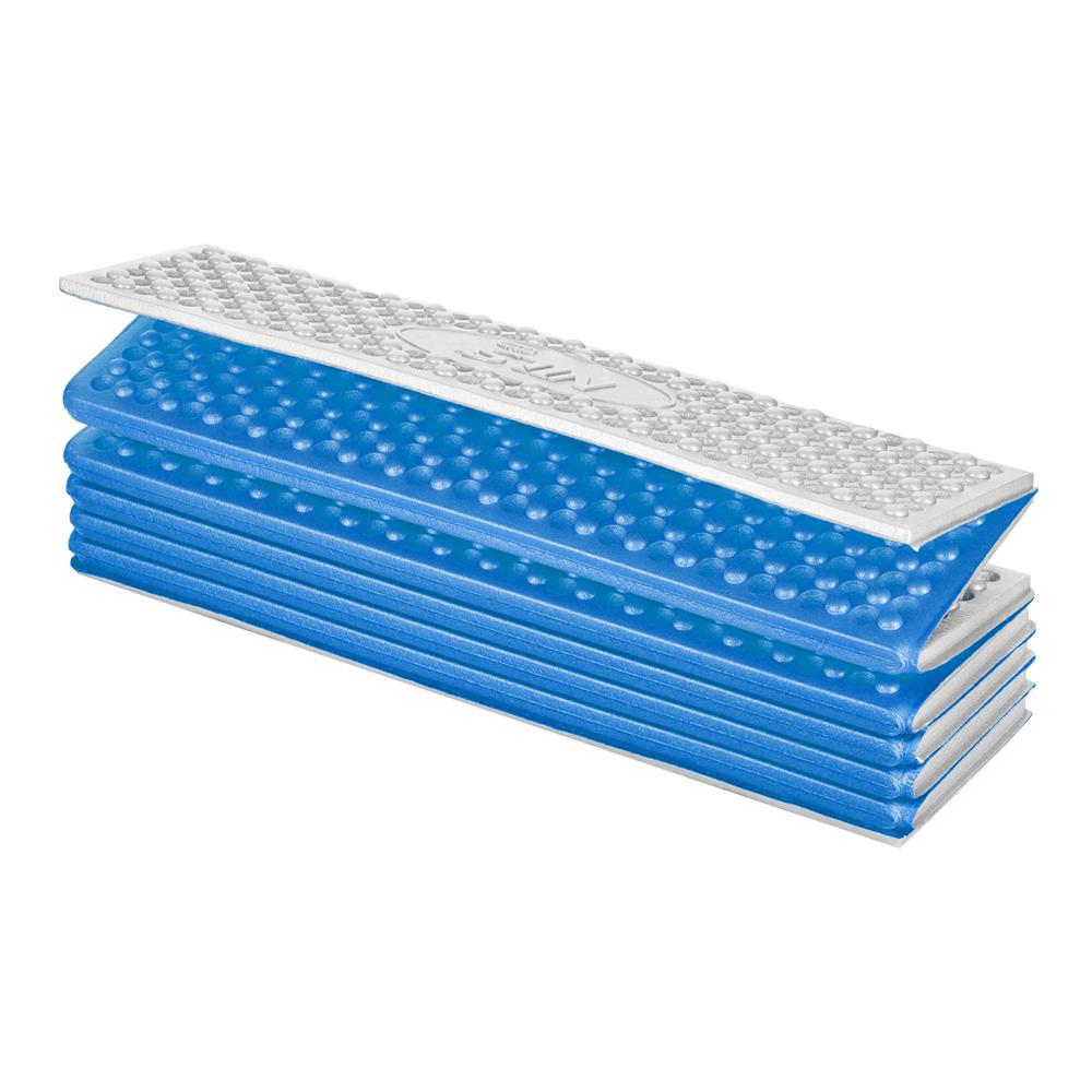 NILS CAMP Campingmatte faltbar 195 cm in Blau - isolierende Outdoor Matte für Trekking & Camping