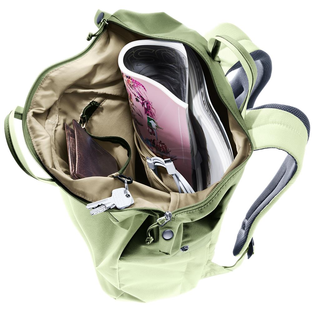 deuter Vista, Rucksack, mineral-grove (grün), 18L, Toploader mit Reißverschluss