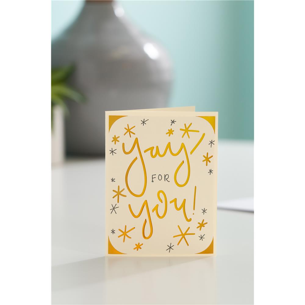 Cricut Joy Glitzer-Gelstifte Set 3 Stück mittelfein Schwarz Gold Silber Stifte für Karten Deko