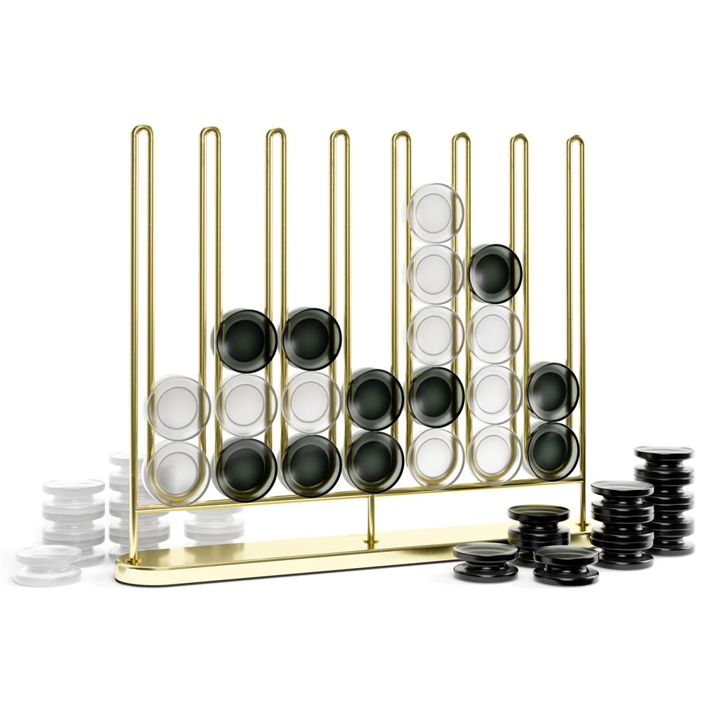 Umbra Stax 4 Gewinnt Spiel Dekoratives Vier Gewinnt Spiel 2 Personen Gesellschaftsspiel