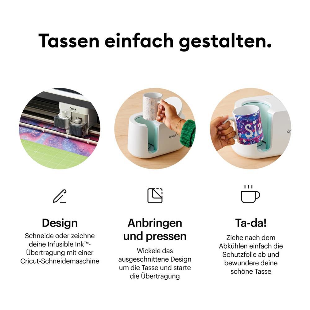 Cricut Mug Press - Heizpresse für Tassen, personalisierte Geschenke selber gestalten