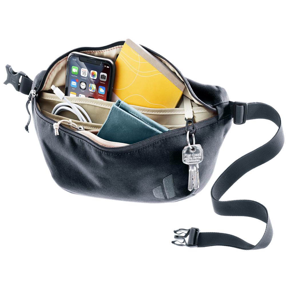 deuter Avengo Organizer, Bauchtasche, black (schwarz), 2,5L, Gürteltasche, Umhängetasche