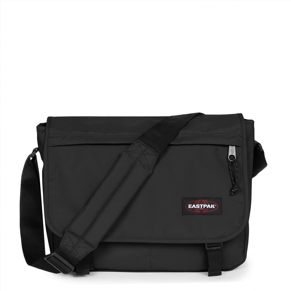 Eastpak DELEGATE +, Umhängetasche, Black (schwarz), 20L, Laptoptasche, Messenger-Tasche