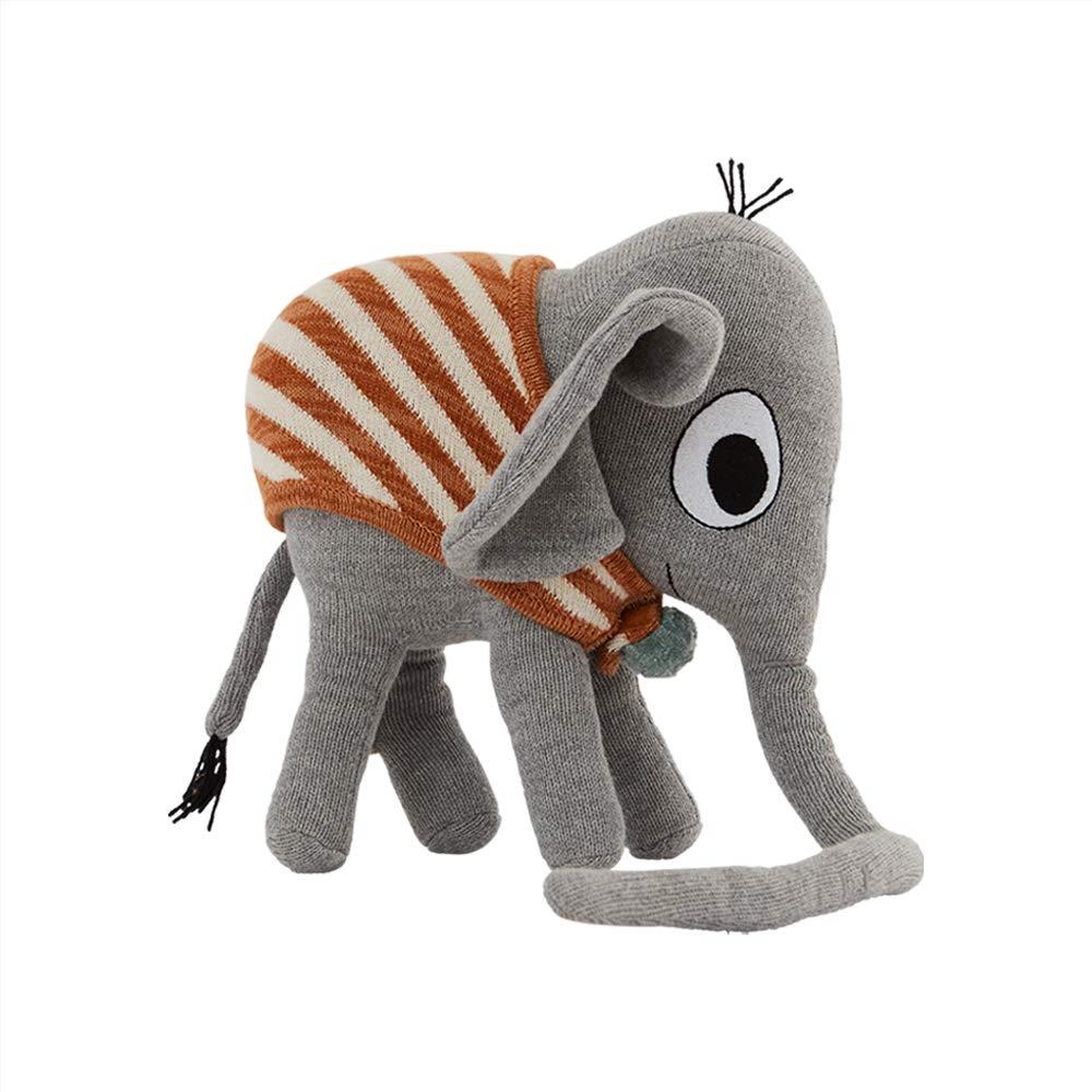 OYOY Mini - Kinderkissen Elefant Henry, Stofftier, Baumwolle