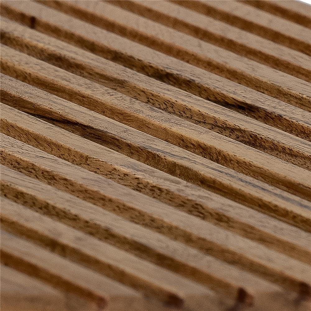 Bloomingville Dotta Schneidebrett, rund, in Braun, aus Mangoholz, 25,5x1,5 cm