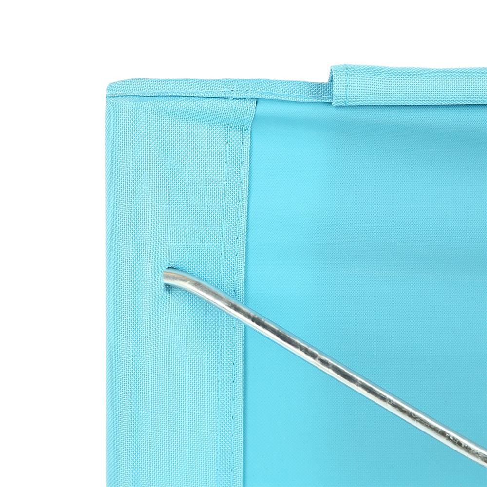 NILS CAMP Strandstuhl mit Kissen Blau - klappbarer Outdoorstuhl für Strand & Camping