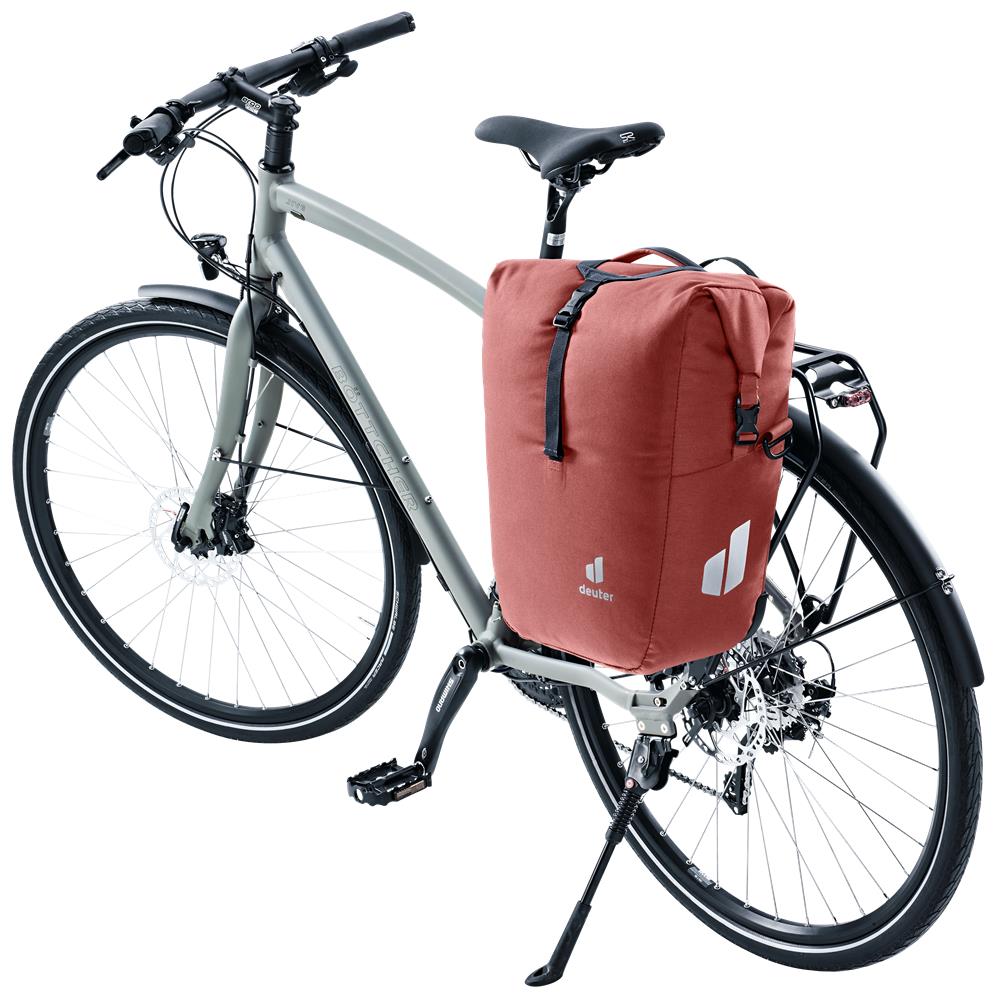 deuter Valbona 20+5, Fahrradtasche, redwood (rot), 25L, Hinterradtasche